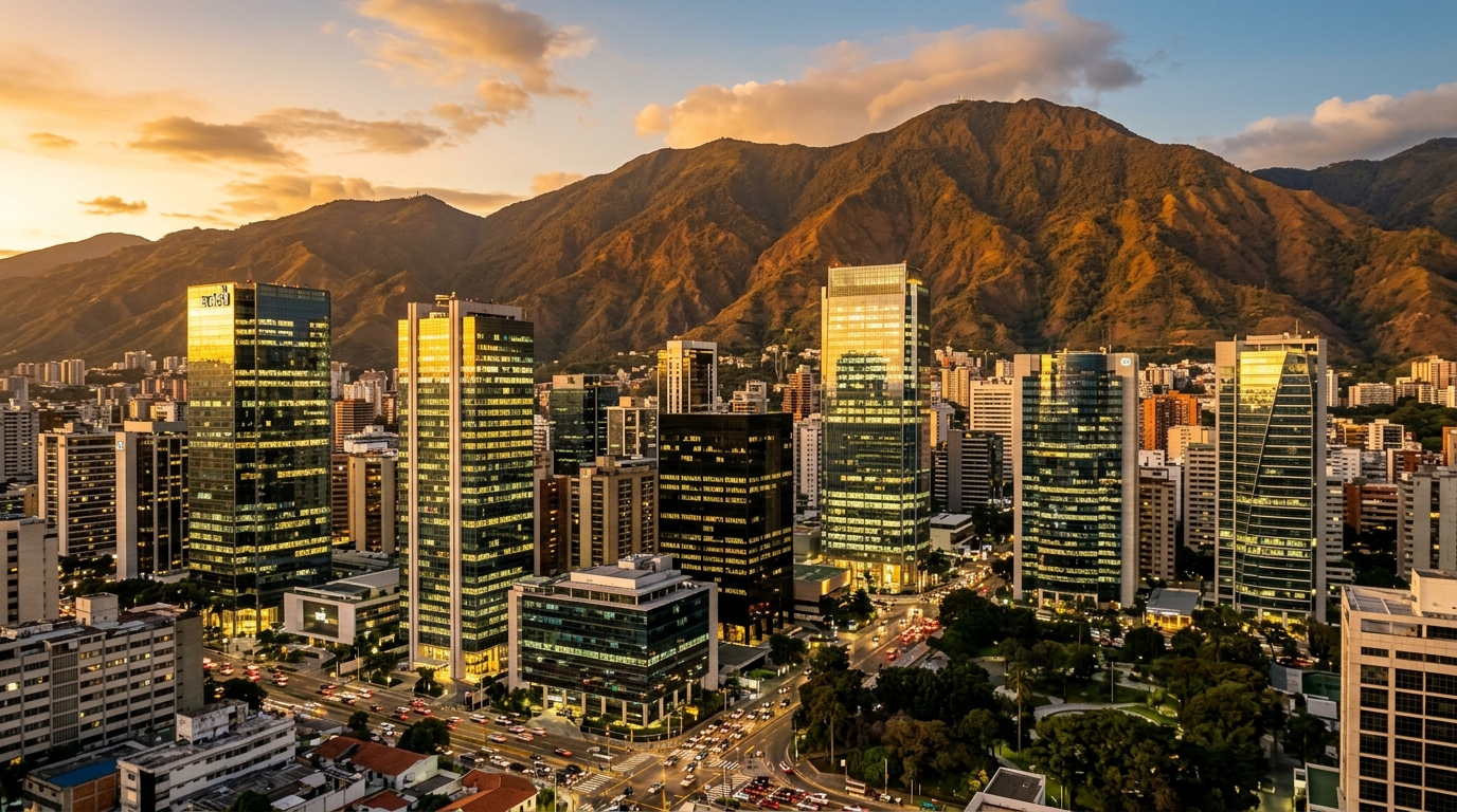 Caracas Skyline y El Ávila